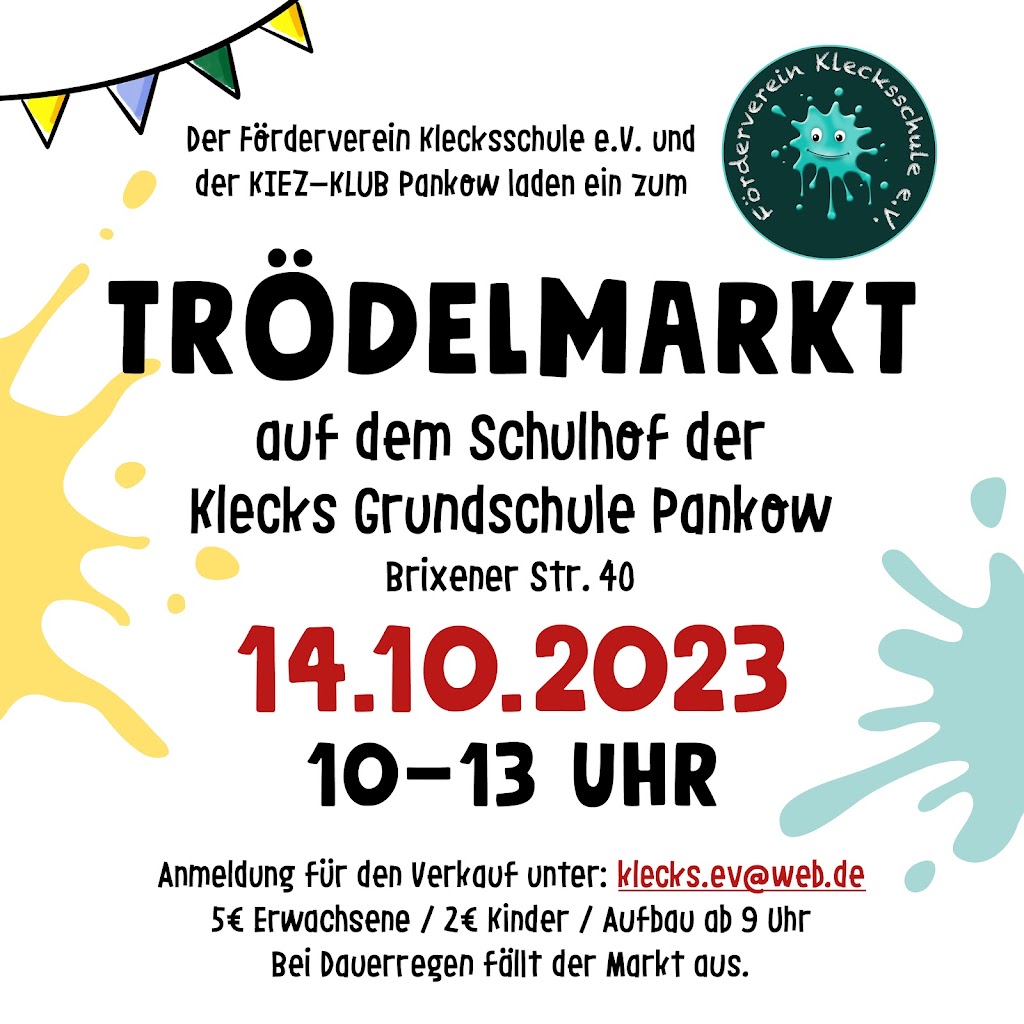 Trödelmarkt am 14.10.2023